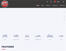 Tablet Screenshot of centralsnowmobile.com